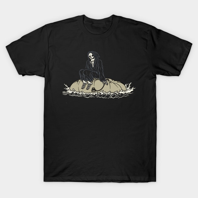 Skull and Boat, Skull and Soldier T-Shirt by gggraphicdesignnn